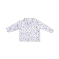 Angel Dear Country Girl Floral Quilted Jacket W/ Peterpan Collar