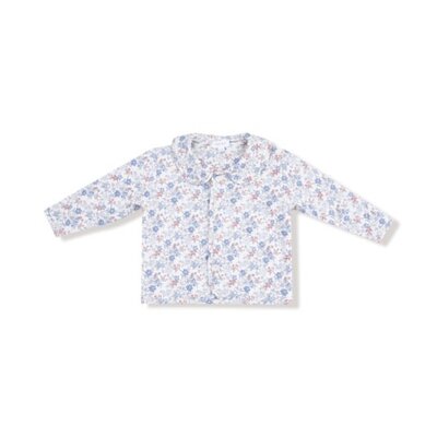 Angel Dear Country Girl Floral Quilted Jacket W/ Peterpan Collar