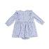 Angel Dear Country Calico Ruffle L/S Bodysuit Dress