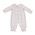 Angel Dear Fall Fruit Floral - Smocked L/S Romper w/ Peter Pan Collar
