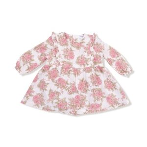 Angel Dear Heirloom Bouquets Ruffle L/S Bubble W/ Skirt