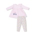 Angel Dear Fall Fruit Floral Organic Cotton Jersey L/S  Dress with Bamboo Legging