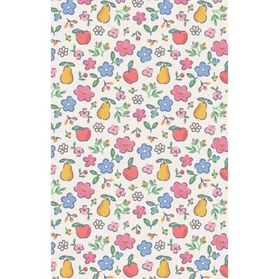 Angel Dear Fall Fruit Floral Organic Cotton Jersey L/S  Dress with Bamboo Legging