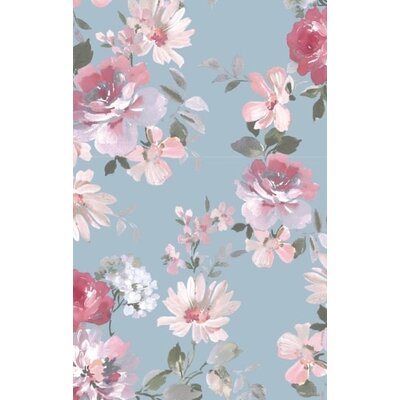 Angel Dear Charlotte Floral - Ruffle L/S Dress + Bamboo Legging