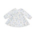 Angel Dear Sweet Rose Calico Smocked Ruffle L/S Dress/Legging Set