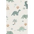 Angel Dear Soft Dinos French Terry- Green Uni Romper