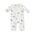 Angel Dear Soft Dinos French Terry- Green Uni Romper