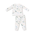 Angel Dear Soft Dinos French Terry Green Raglan Sweatshirt/Jogger Set