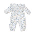 Angel Dear Sweet Rose Calico L/S Petal Ruffle Romper