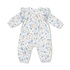 Angel Dear Sweet Rose Calico L/S Petal Ruffle Romper