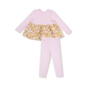 Angel Dear Sweet Amber Floral L/S Knit Top/Legging Set