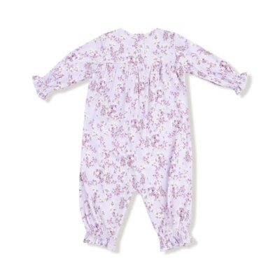 Angel Dear Sweet Dream Florals Smocked L/S Romper