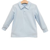 Trotter Street Kids Light Blue LS Polo