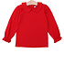 Trotter Street Kids Red Peter Pan Collar LS Shirt