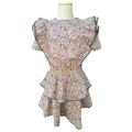 Pleat Collection Collier Dress Jewel Floral