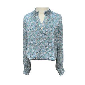 Pleat Collection Elizabeth Top Marigold