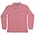 J Bailey Red and White Striped Long Sleeve Polo