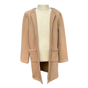 Pleat Collection Hadley Cardigan Coffee