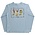 J Bailey Christmas Labs on Lt. Blue LS Logo Tee