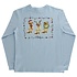 J Bailey Christmas Labs on Lt. Blue LS Logo Tee