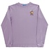 J Bailey Pumpkin on Lavender LS Girls Logo Tee