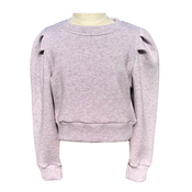 Pleat Collection Peyton Sweater Lavender