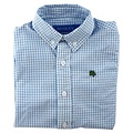 J Bailey Lt. Blue Check Button Down