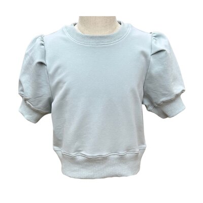 Pleat Collection Riley Sweatshirt Robins Egg