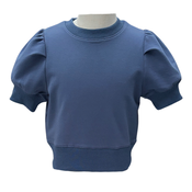 Pleat Collection Riley Sweatshirt Slate