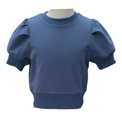 Pleat Collection Riley Sweatshirt Slate