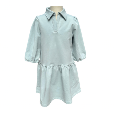 Pleat Collection Sibley Sweatshirt Dress Robins Egg