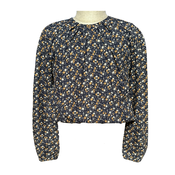 Pleat Collection Wren Top Midnight Floral