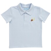 Itsy Bitsy Lt Blue Game Day Polo