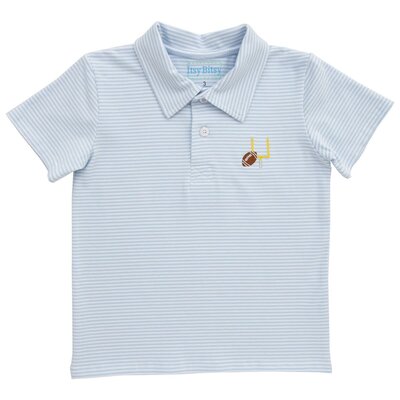 Itsy Bitsy Lt Blue Game Day Polo