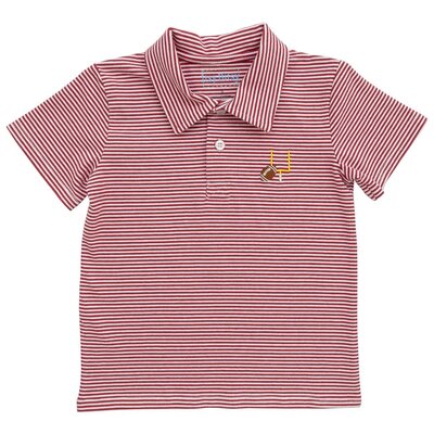 Itsy Bitsy Crimson Game Day Polo
