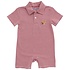 Itsy Bitsy Crimson Game Day Polo Romper