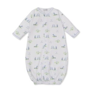 Kissy Kissy Fairway Foursome Blue Print Convertible Gown