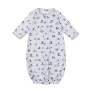 Kissy Kissy Puppy Park Fun Print Convertible Gown