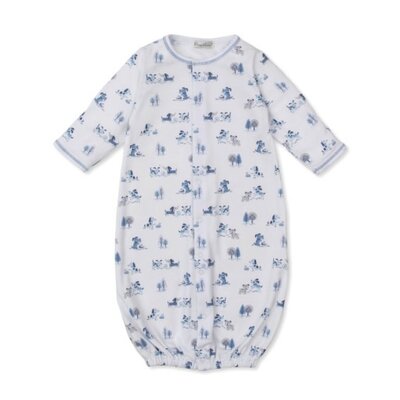 Kissy Kissy Puppy Park Fun Print Convertible Gown