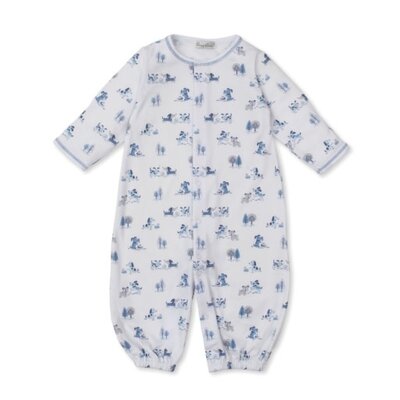 Kissy Kissy Puppy Park Fun Print Convertible Gown