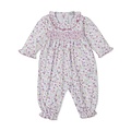 Kissy Kissy Autumn Gardens Print Smocked Playsuit