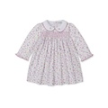 Kissy Kissy Autumn Gardens Print Smocked Dress