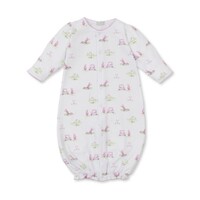 Kissy Kissy Fairway Foursome Pink Print Convertible Gown