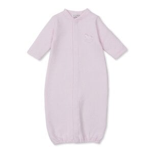 Kissy Kissy Riding Rockers Pink Jacquard Convertible Gown