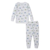 Kissy Kissy Dinosaur Era Print Snug Pajama Set