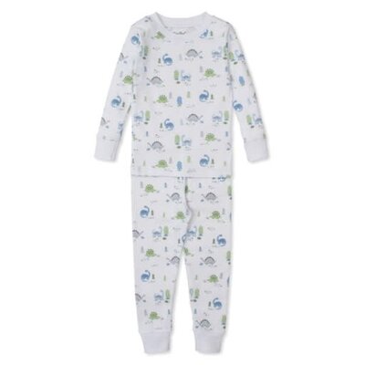 Kissy Kissy Dinosaur Era Print Snug Pajama Set