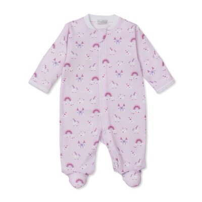 Kissy Kissy Unicorn Dreamland Print Footie w/Zip
