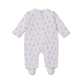 Kissy Kissy Pink Teddy Bear Time Print Footie w/Zip