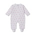 Kissy Kissy Pink Teddy Bear Time Print Footie w/Zip
