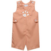 Vive La Fete Jon Jon Clemson Tigers Embroidered Orange Gingham